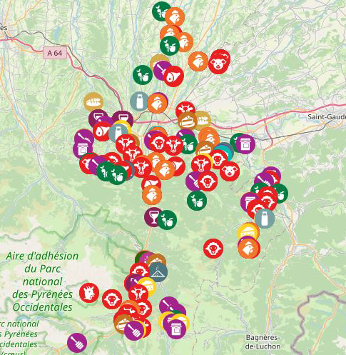 carte producteurs