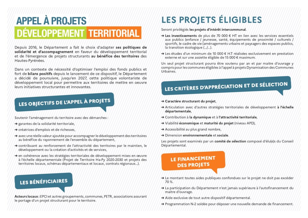 AAP développement territorial CD 65 p2/2